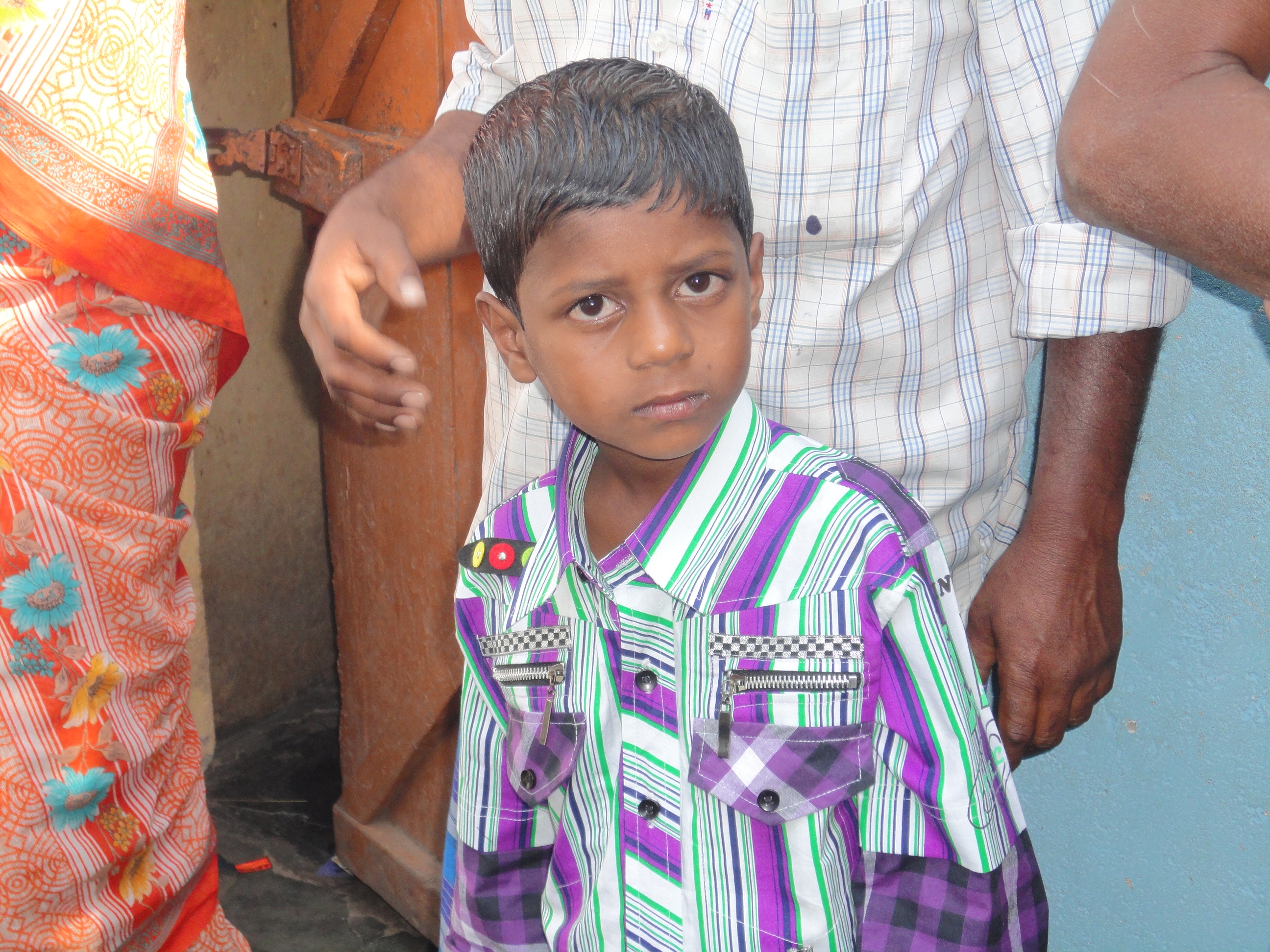Niño apadrinado en India. Fundación Vicente Ferrer