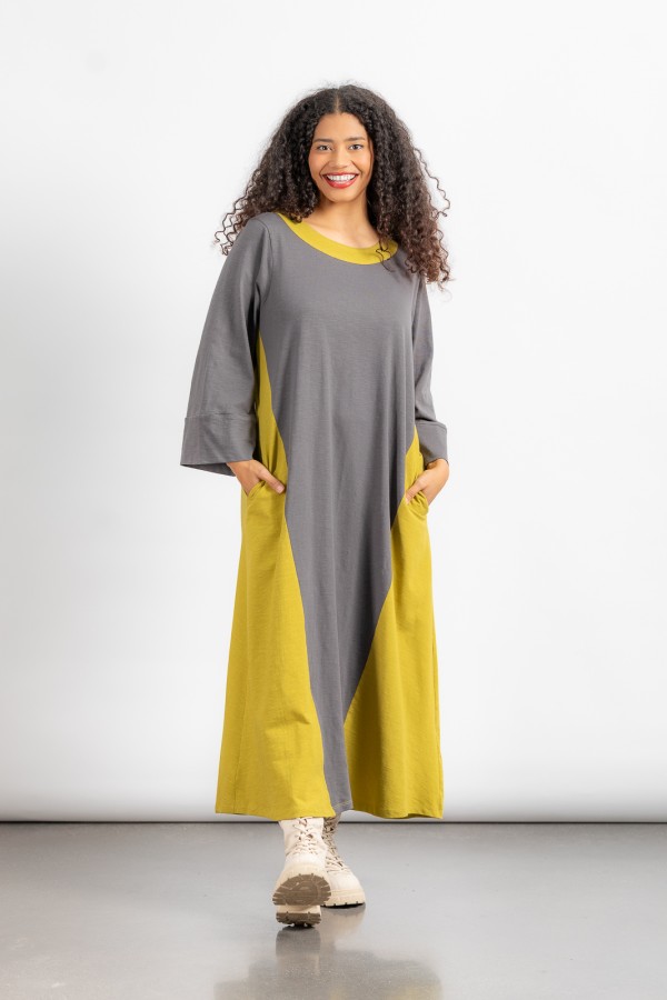Vestido largo trapecio Harboe