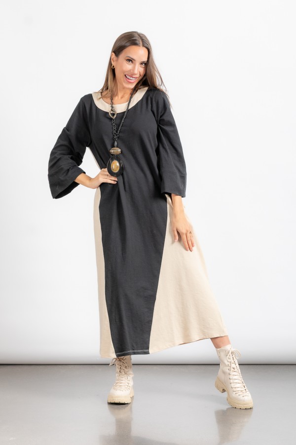 Vestido largo trapecio Harboe