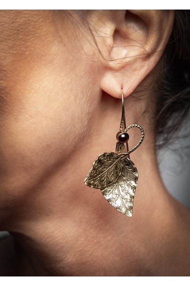 Pendientes hojas Dafne