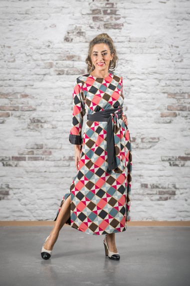 Vestido reversible Addario...
